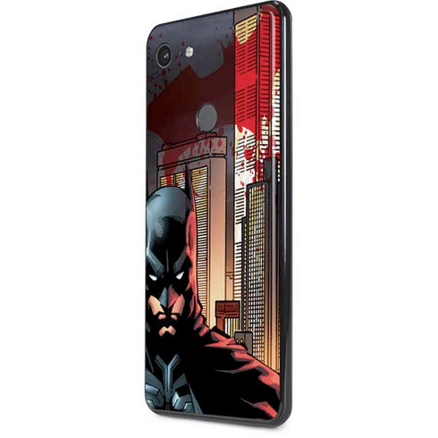 DC Comics Batman The Dark Knight Comic Art in Gotham City Google Pixel 3 XL Skin